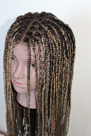 Braided wig Isis blond mix